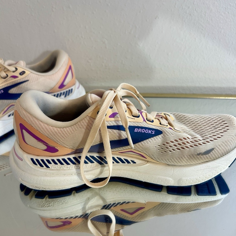 Brooks Adrenaline GTS‎ 23 'Apricot Blue Orchid' Womens Size 7.5 B - Picture 8 of 15